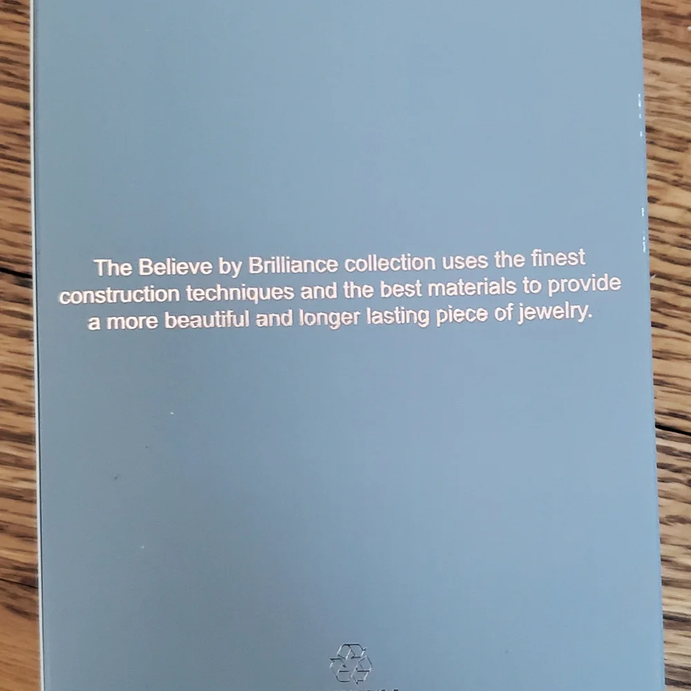 Believe By Brilliance Fine Silver Plated Cubic Zirconia Hair Accessories‎ New